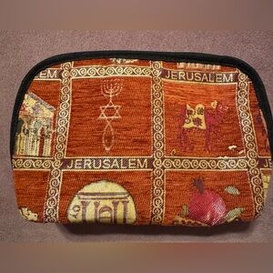 Jerusalem Themed Makeup Bag NWOT
